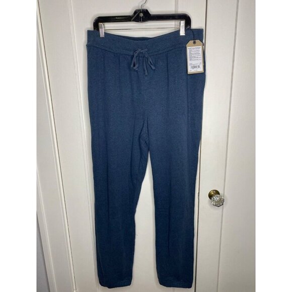 PrAna Cardiff Fleece Sweatpant Dark Sky Heather XL Soft Lining Blue Hemp - Picture 2 of 7